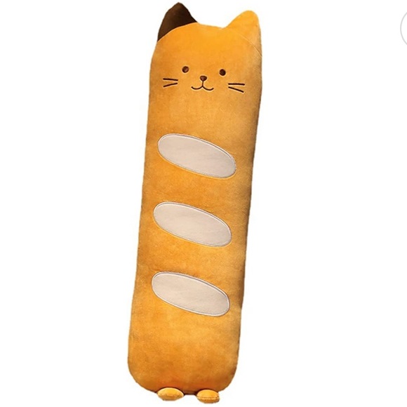Other - Bread Pillow Long Cat Plush Soft Kitten Stuffed Animal, 39.3 inches